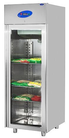 Upright Refrigerator with Glass Door