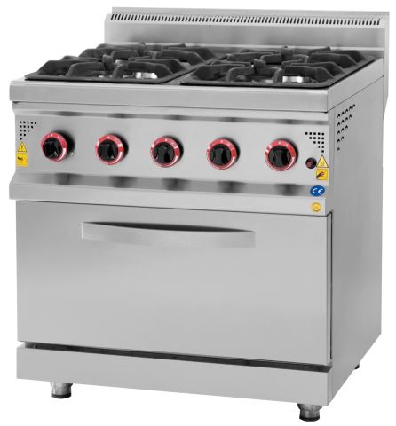 RANGE WITH OVEN WITH GAS